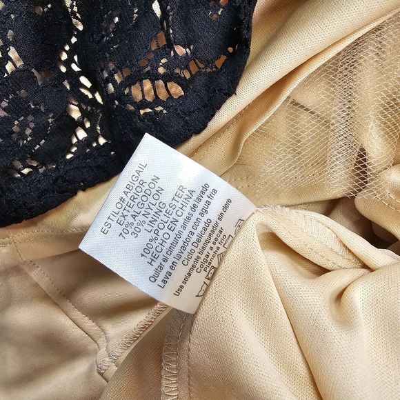 Women's Pompous Girly Lace overlay Dress Size‎ Small Cute - Picture 13 of 14